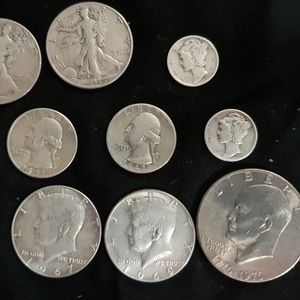Collection of silver coins